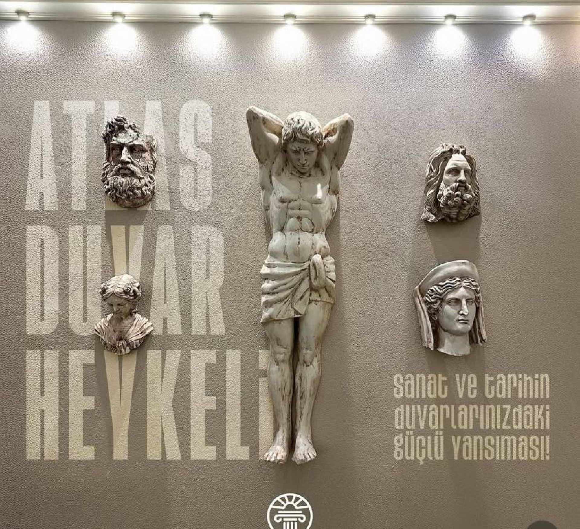 Atlas Duvar Heykeli - Sanat ve Gücün Heybetli Birleşimi